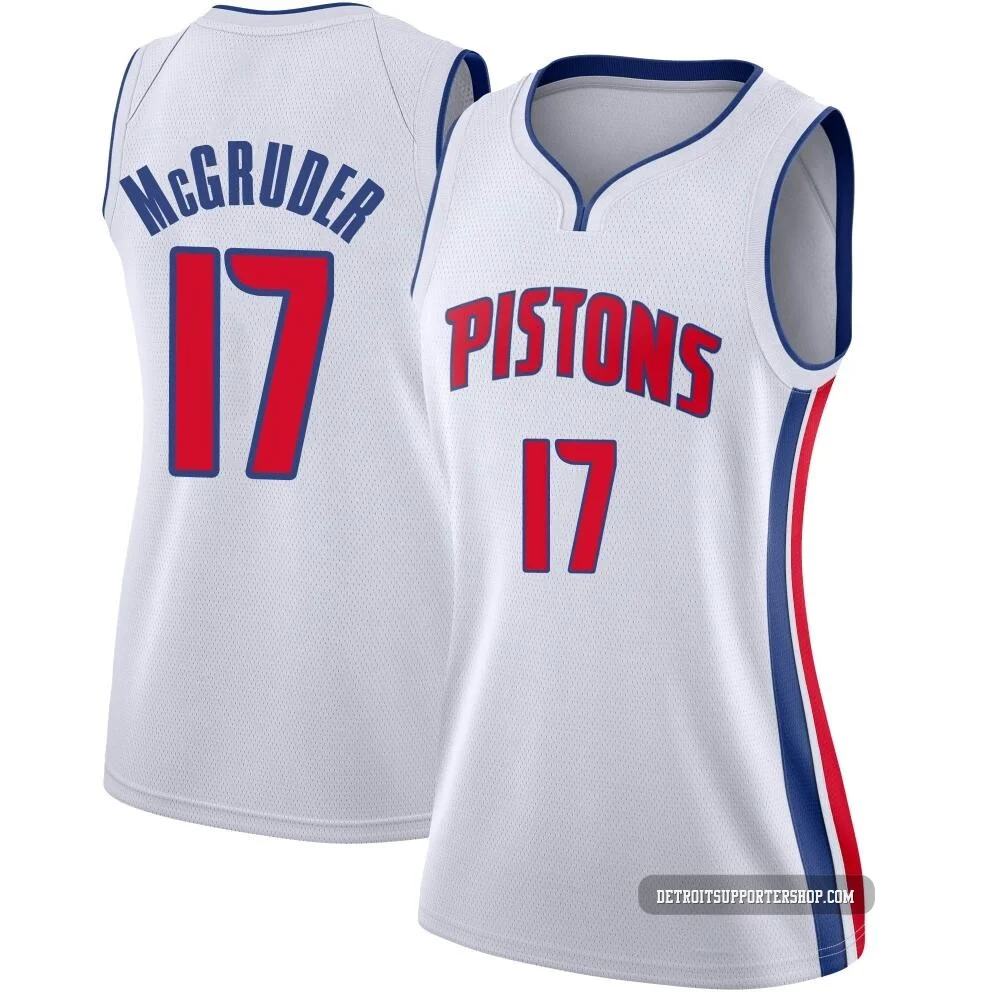 Rodney McGruder ＃17 Detroit Pistons Swingman Jersey - Association Edition - Women's White