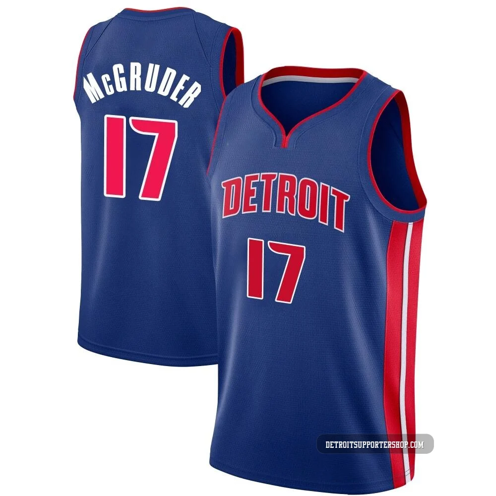 Rodney McGruder ＃17 Detroit Pistons Swingman Jersey - Icon Edition - Youth Blue