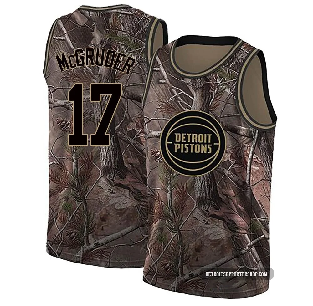 Rodney McGruder ＃17 Detroit Pistons Swingman Realtree Collection Jersey - Youth Camo
